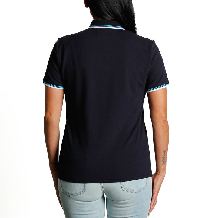 Polo Tipped Pique Con Sticker