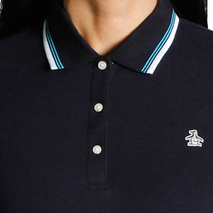 Polo Tipped Pique Con Sticker