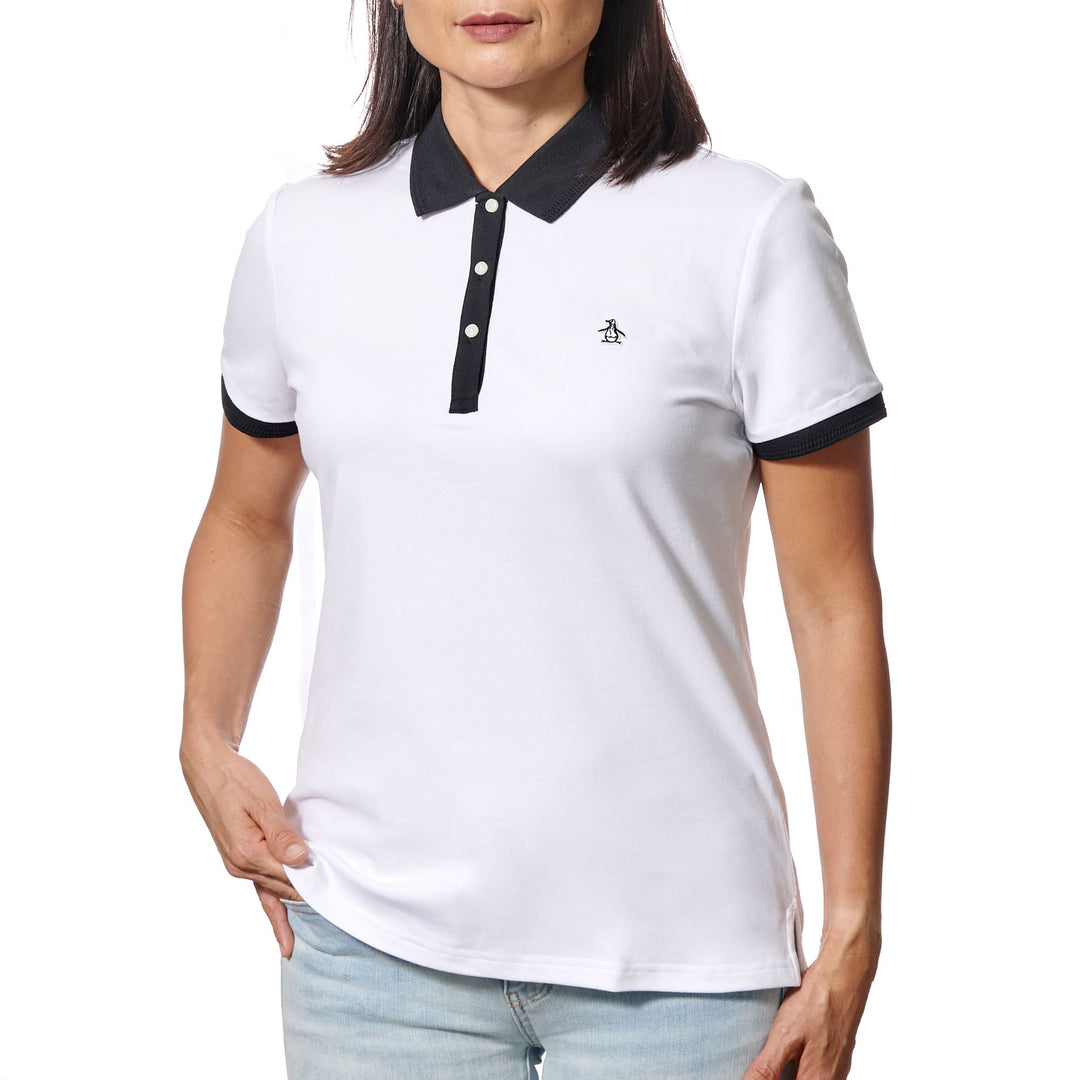 Polo Mujer Con Cuello Y Mangas En Contraste - Original Penguin México