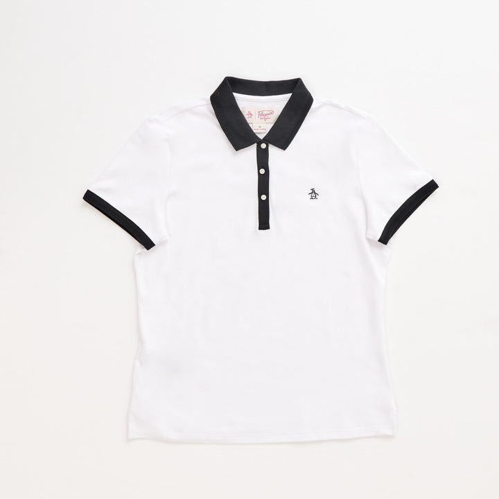 Polo Mujer Con Cuello Y Mangas En Contraste - Original Penguin México