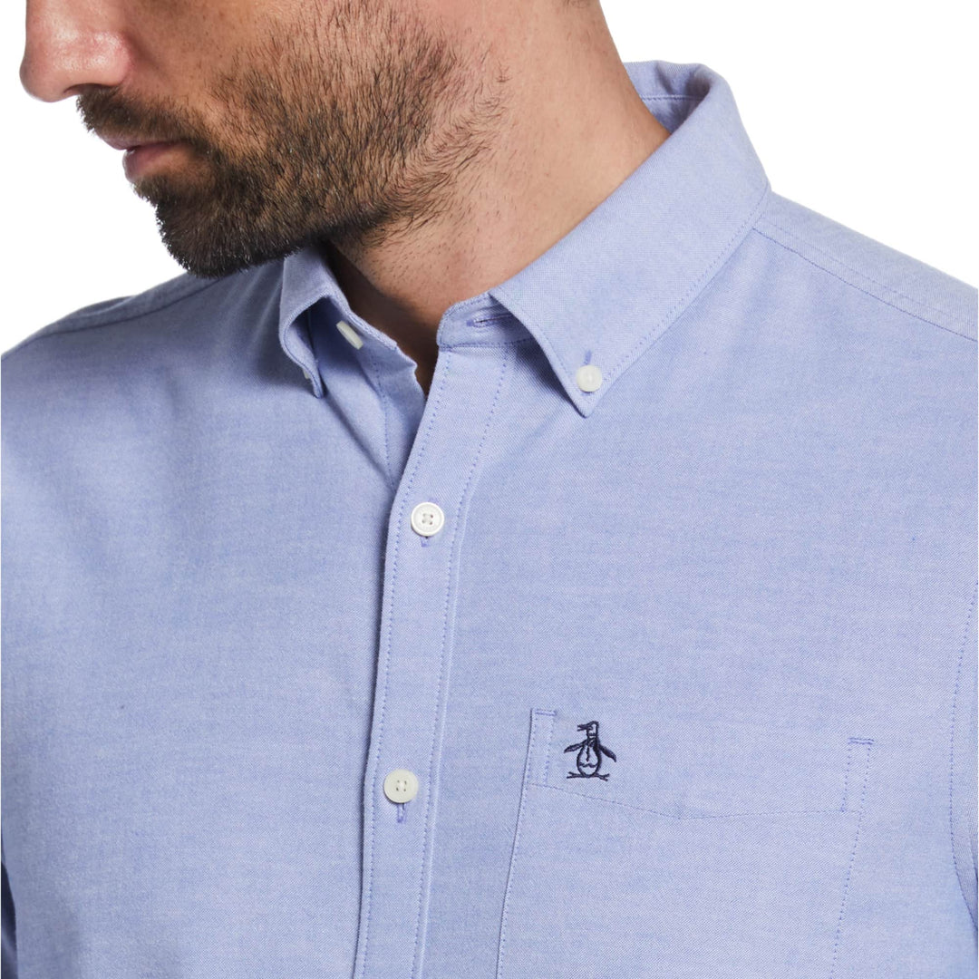 Camisa Manga Larga Oxford Eco Stretch - Original Penguin México