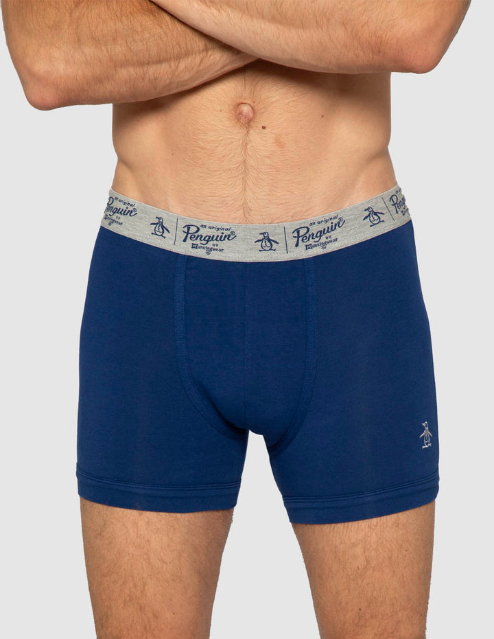 3 Pack De Boxer Brief Algodón Spandex