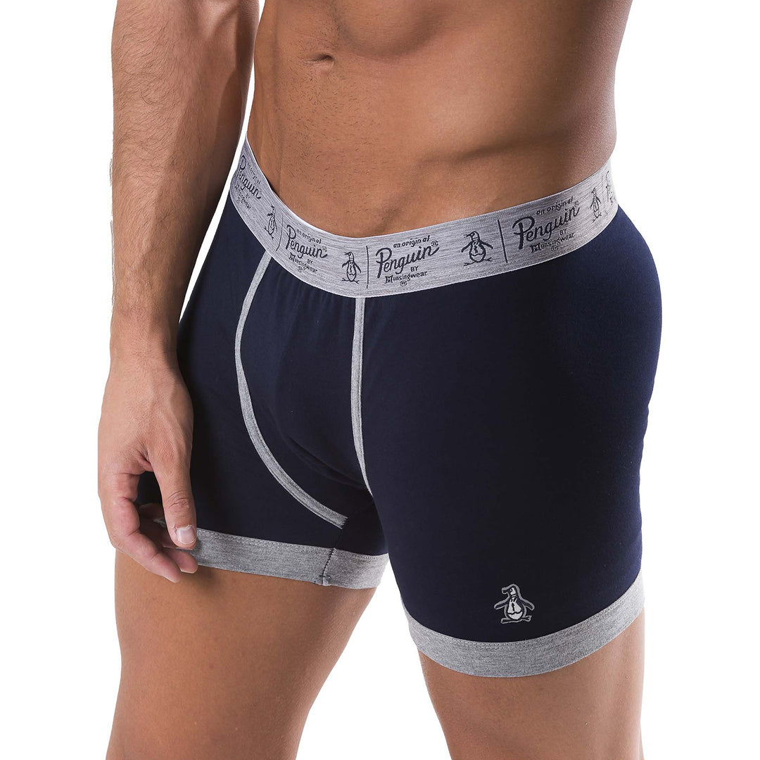 3 Pack De Boxer Brief Algodón Spandex