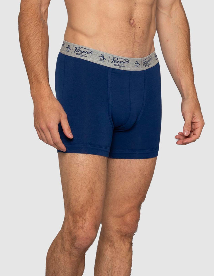 3 Pack De Boxer Brief Algodón Spandex