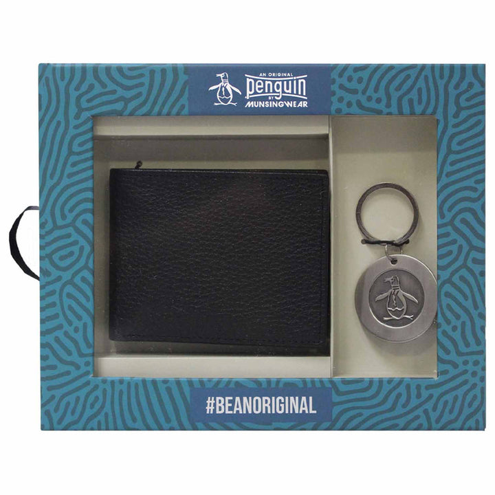 Cartera De Piel Con Llavero