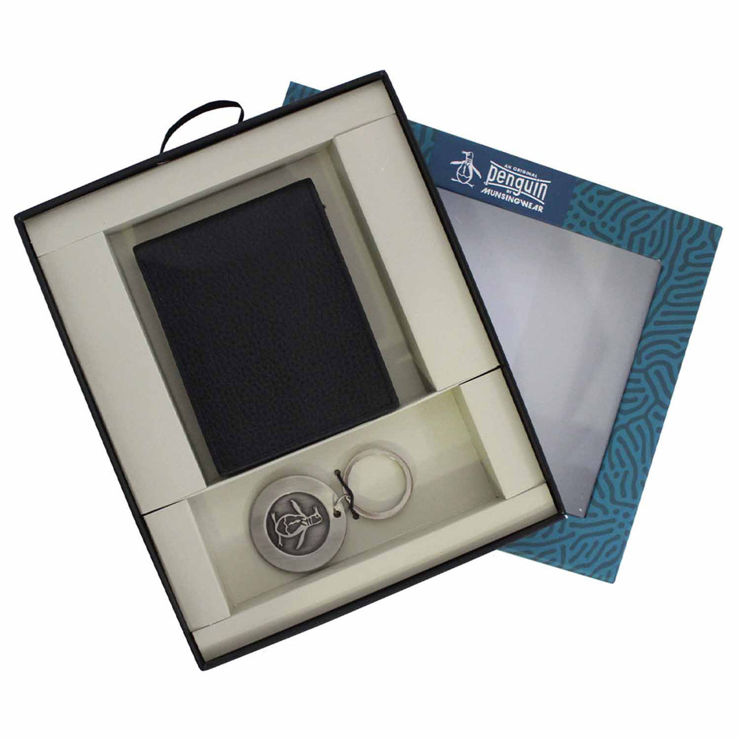 Cartera De Piel Con Llavero