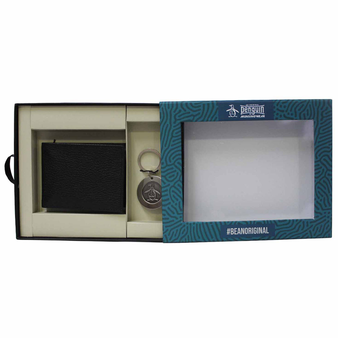 Cartera De Piel Con Llavero