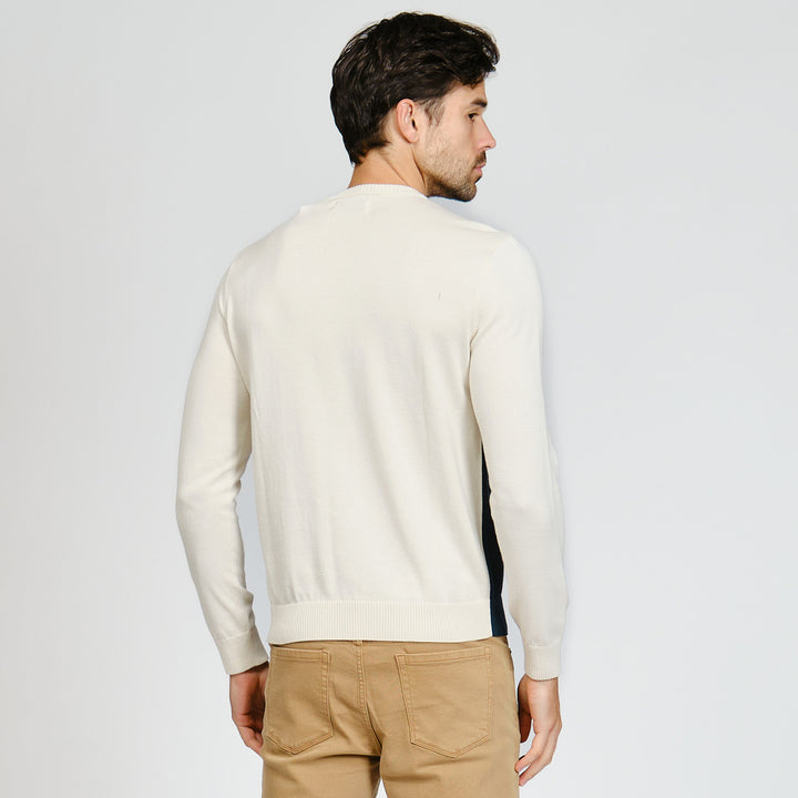 Sueter De Algodón Con Franjas