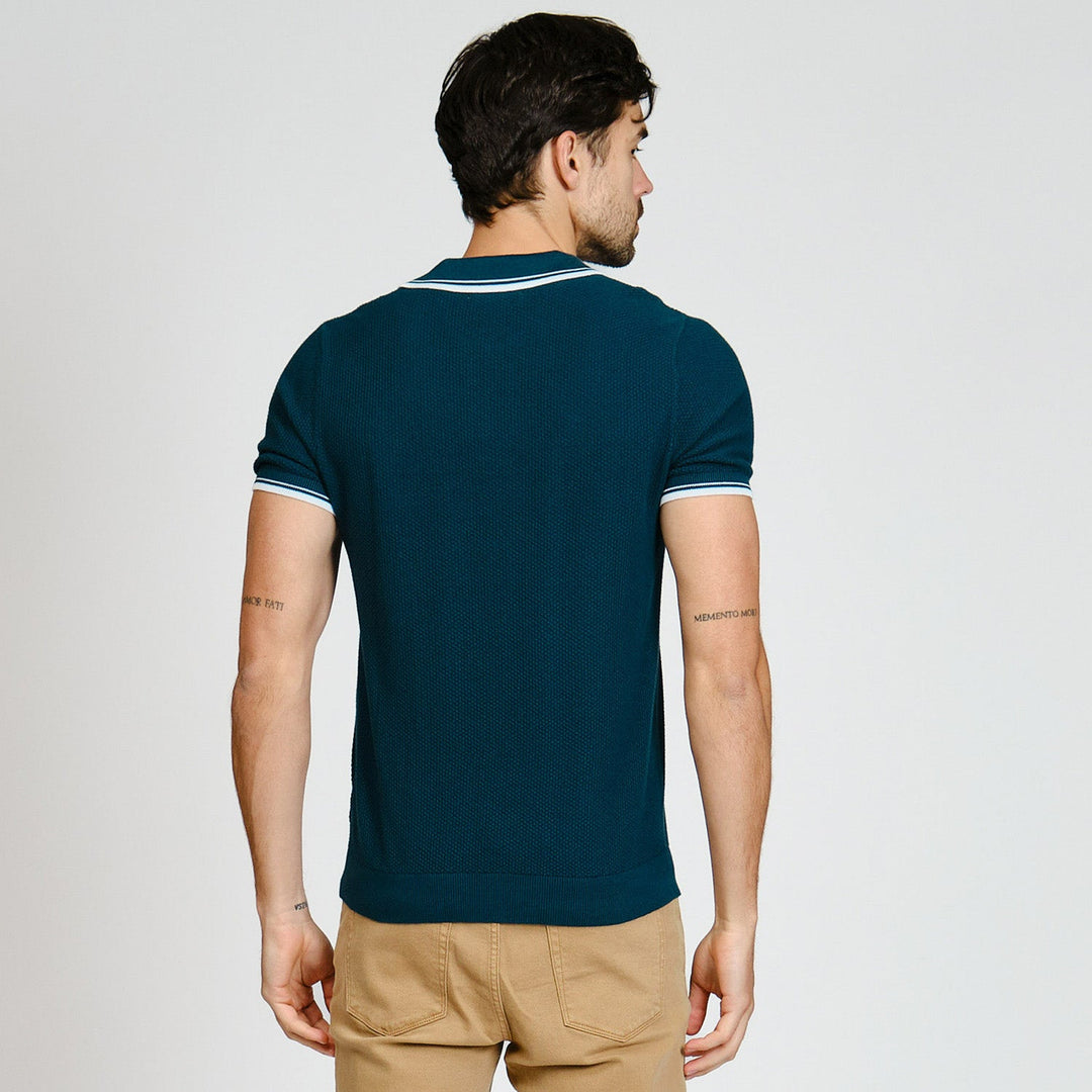 Polo Tipo Sueter Johnny Collar
