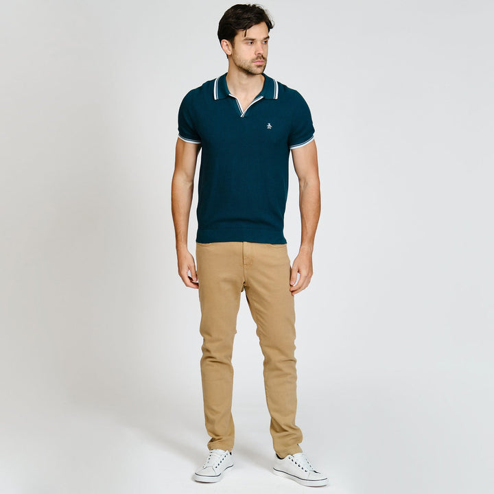 Polo Tipo Sueter Johnny Collar