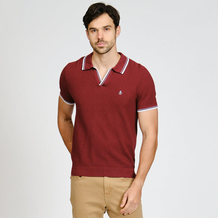 Polo Tipo Sueter Johnny Collar