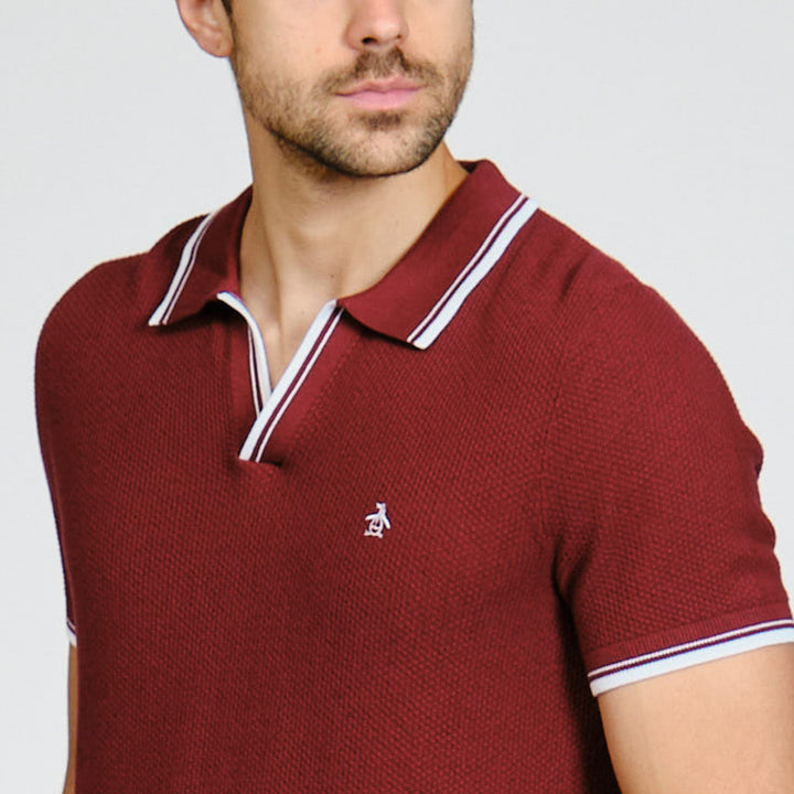 Polo Tipo Sueter Johnny Collar