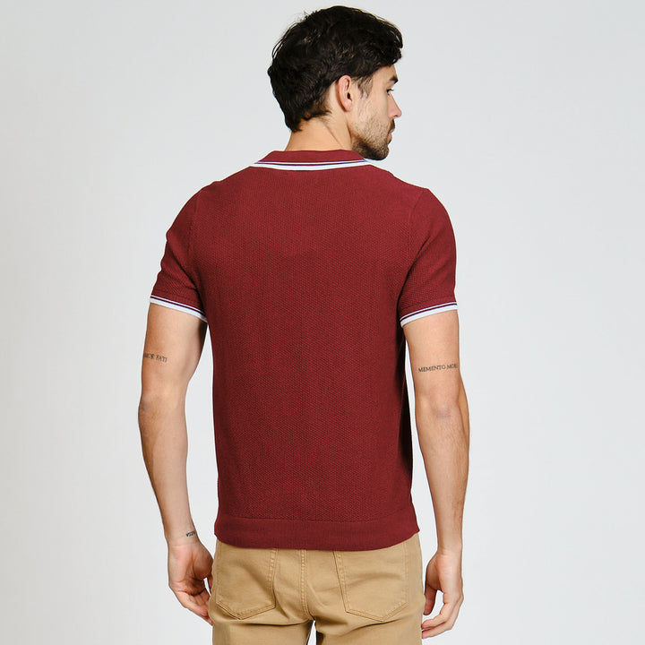 Polo Tipo Sueter Johnny Collar