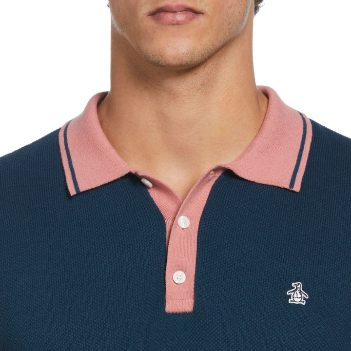 Polo De Algodon Honeycomb