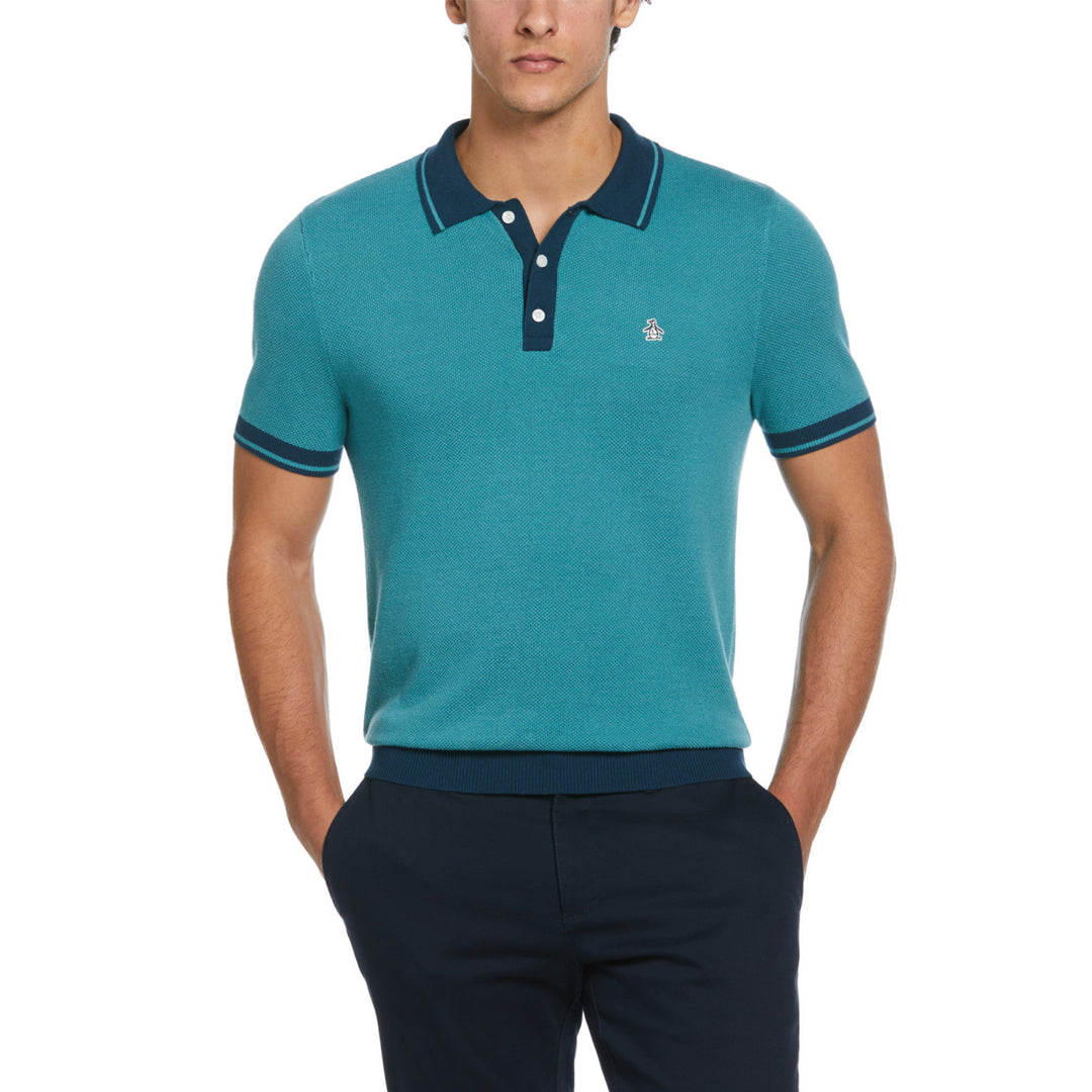 Polo De Algodon Honeycomb