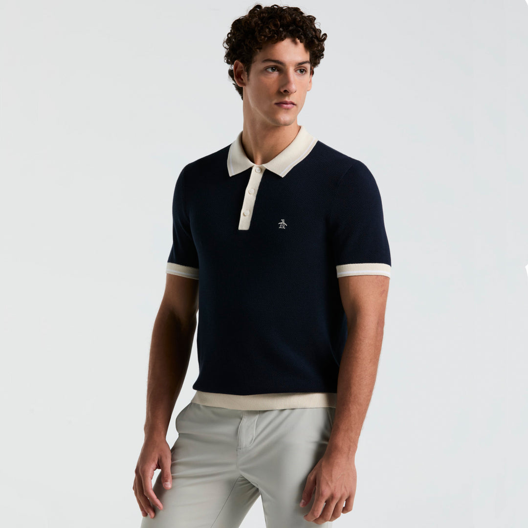 Polo De Algodón Honeycomb - Original Penguin México