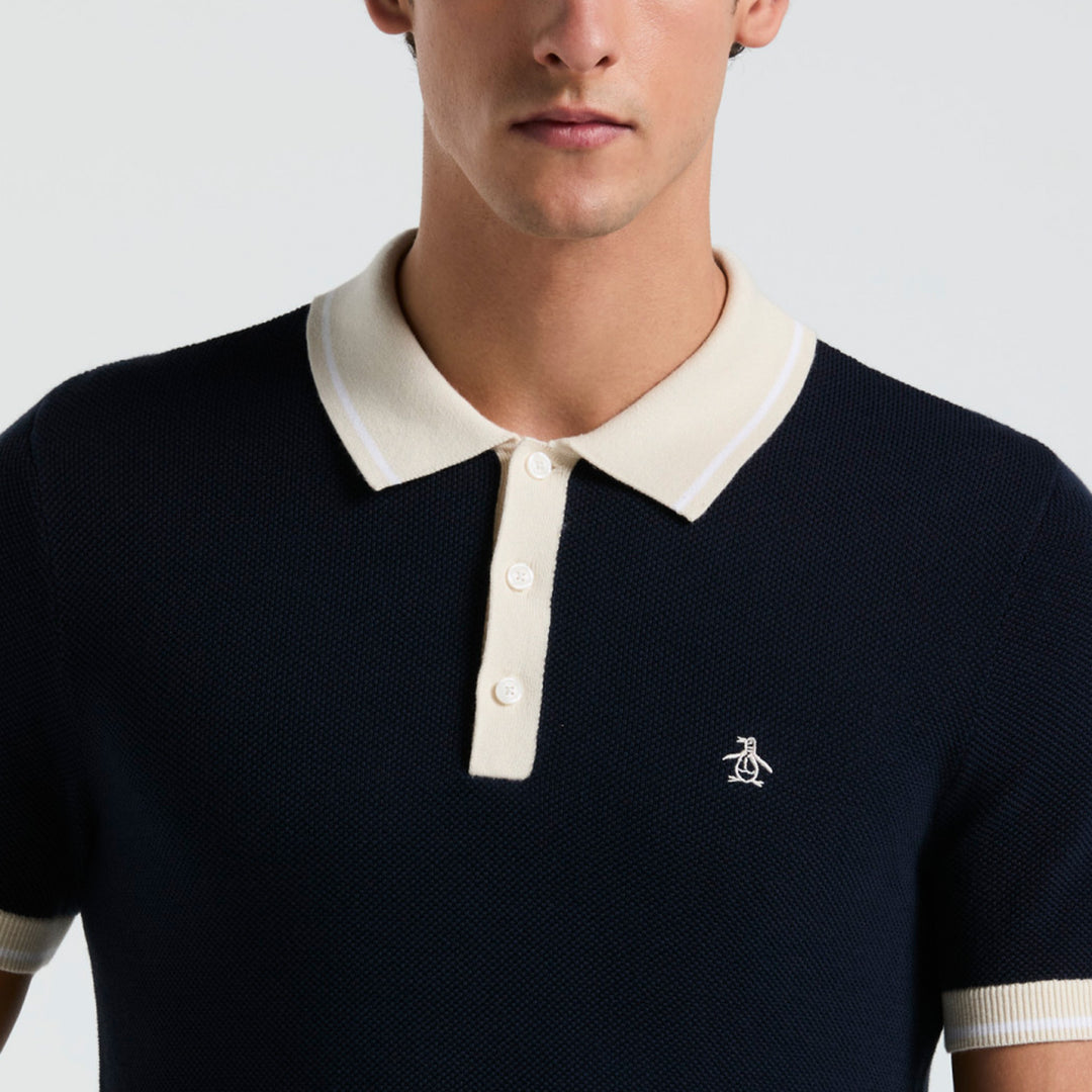 Polo De Algodón Honeycomb - Original Penguin México