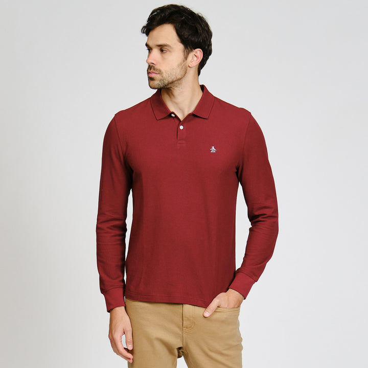 Polo De Manga Larga De Pique
