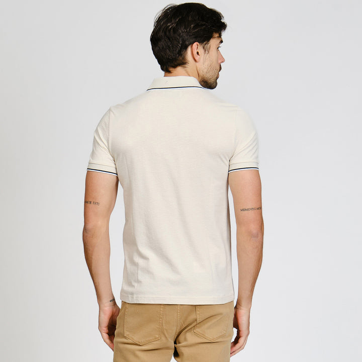 Polo De Algodón Con Detalles En Contraste