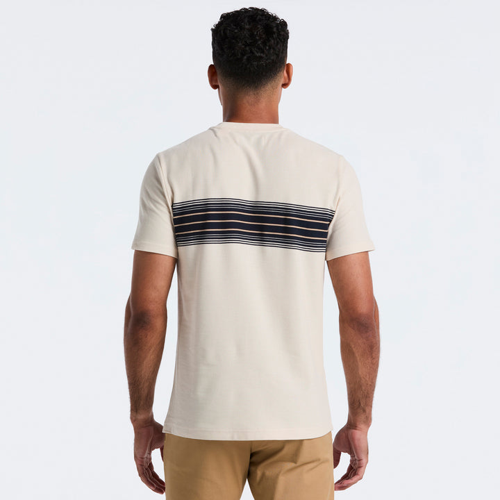 Playera Con Franja En Pecho