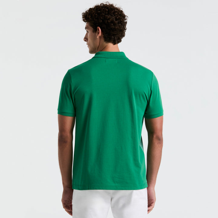 Polo Con Jacquard Frontal Mini Geo