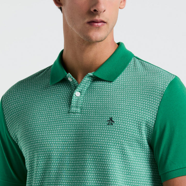 Polo Con Jacquard Frontal Mini Geo