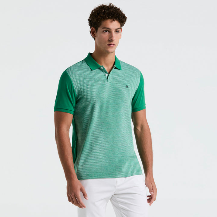 Polo Con Jacquard Frontal Mini Geo