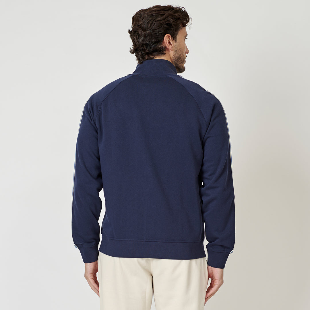 Sudadera Con Franjas En Brazos