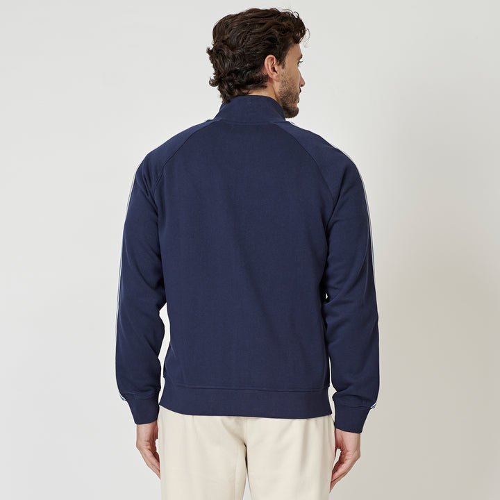 Sudadera Con Franjas En Brazos