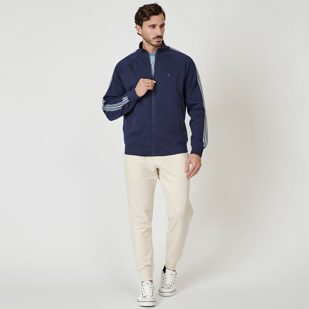 Sudadera Con Franjas En Brazos