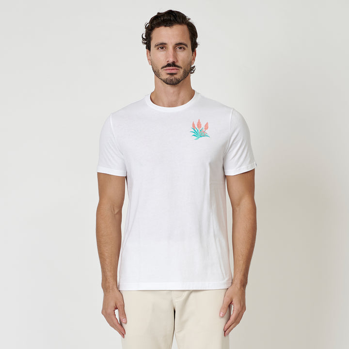 Playera De Algodón Con Estampado Aloe Bloom