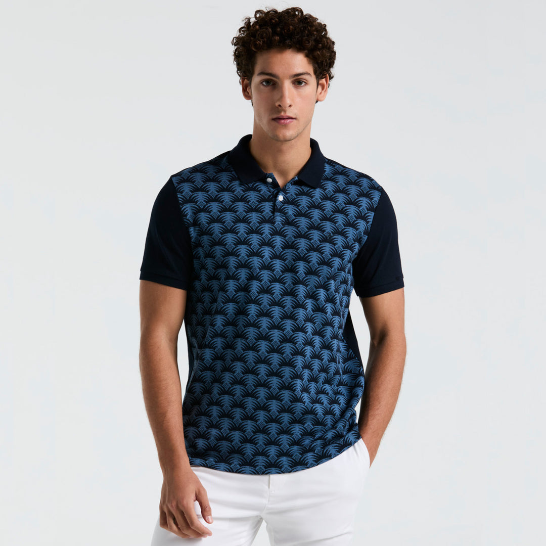 Polo Palm Con Jacquard Frontal - Original Penguin México