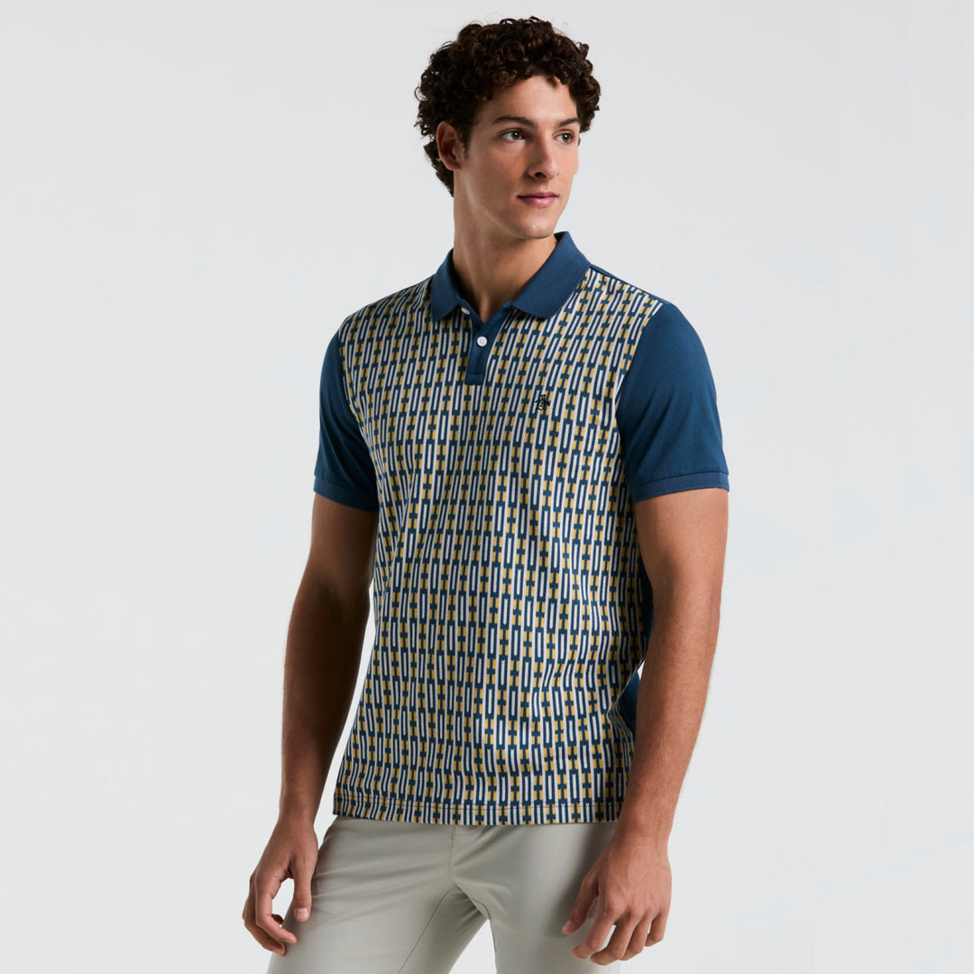 Polo Geo Con Jacquard Frontal - Original Penguin México