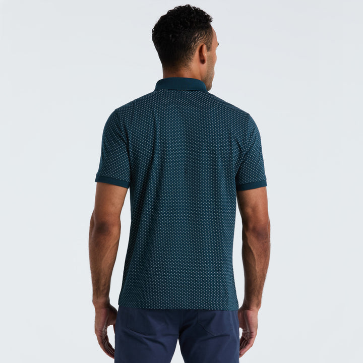 Polo De Algodón Con Estampado De Rombos