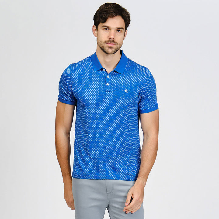 Polo De Algodón Con Estampado De Rombos