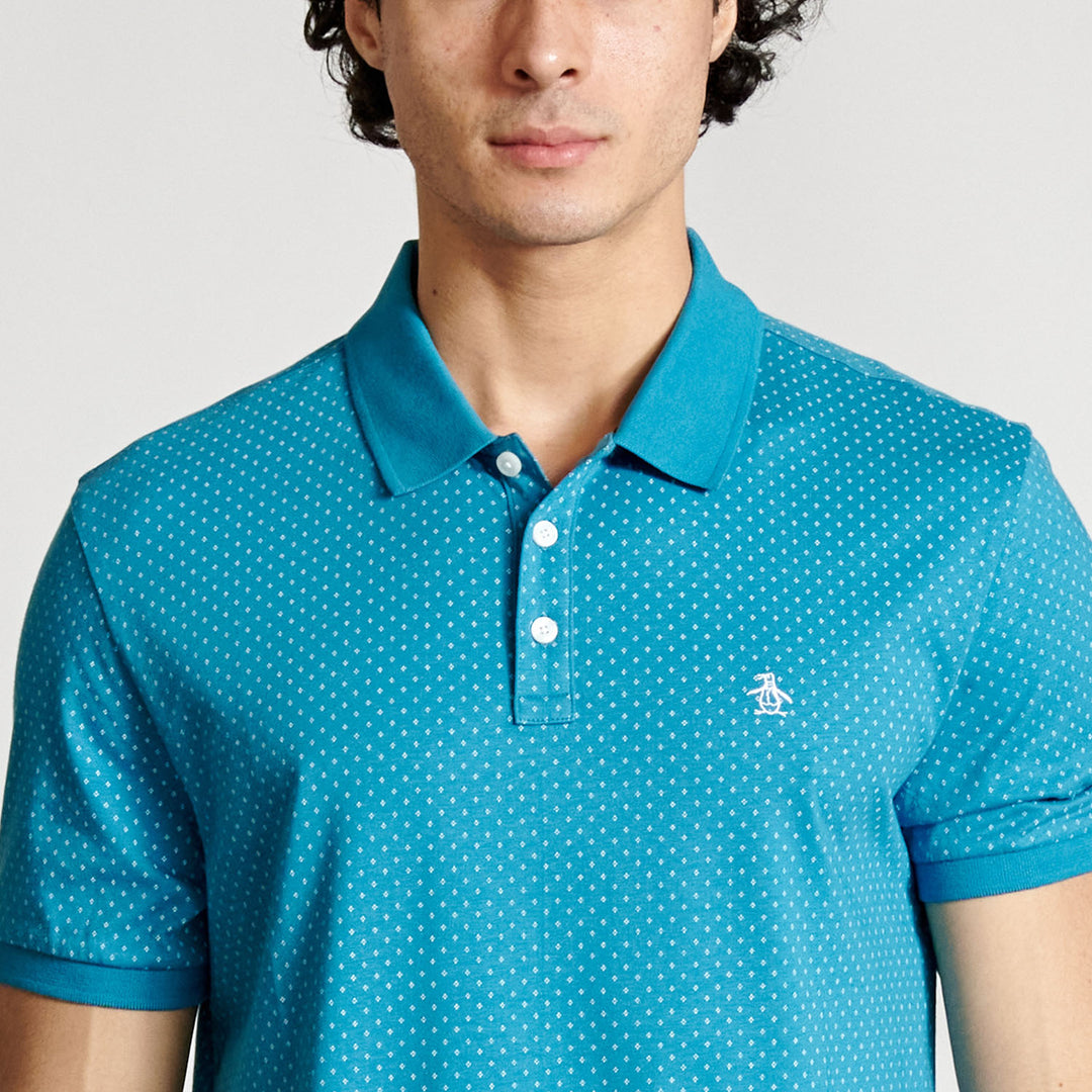 Polo Jersey AOP Diamond Disty - Original Penguin México