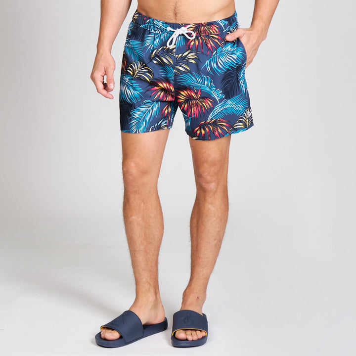 Traje De Baño 5¨ Full Print Hojas De Palmeras