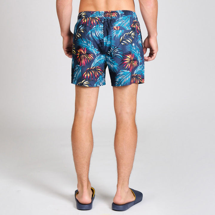 Traje De Baño 5¨ Full Print Hojas De Palmeras