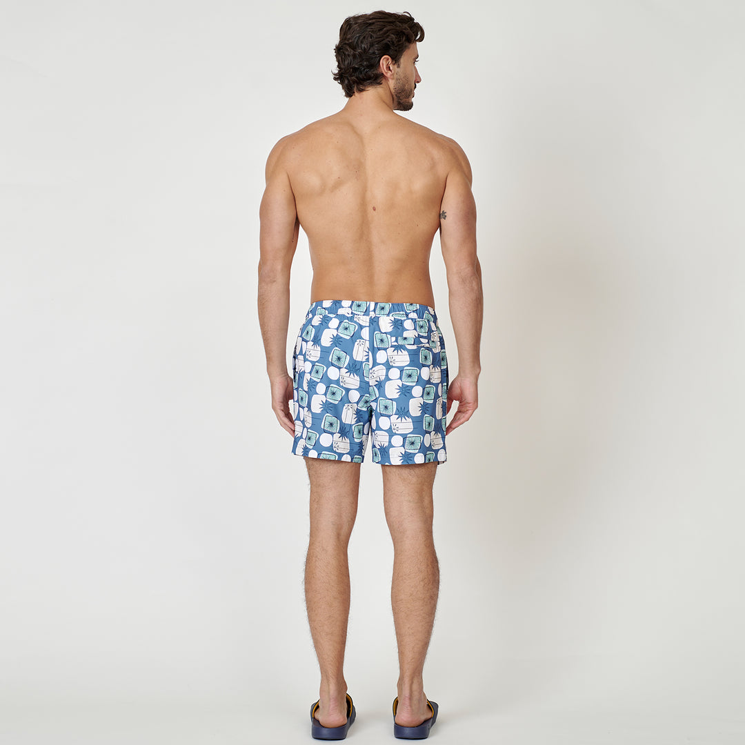 Traje De Baño Retro Geo