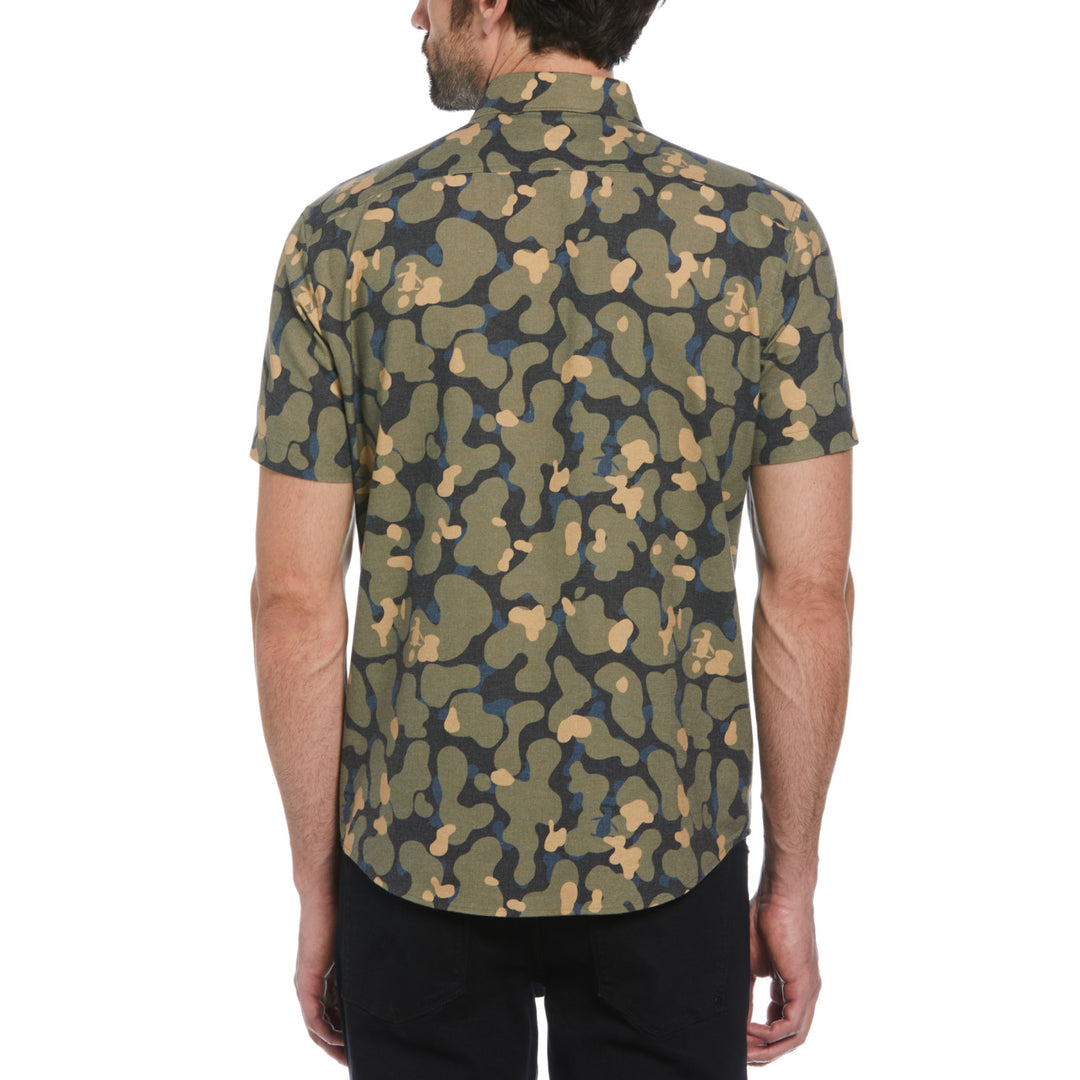 Camisa Manga Corta Oxford AOP Camo