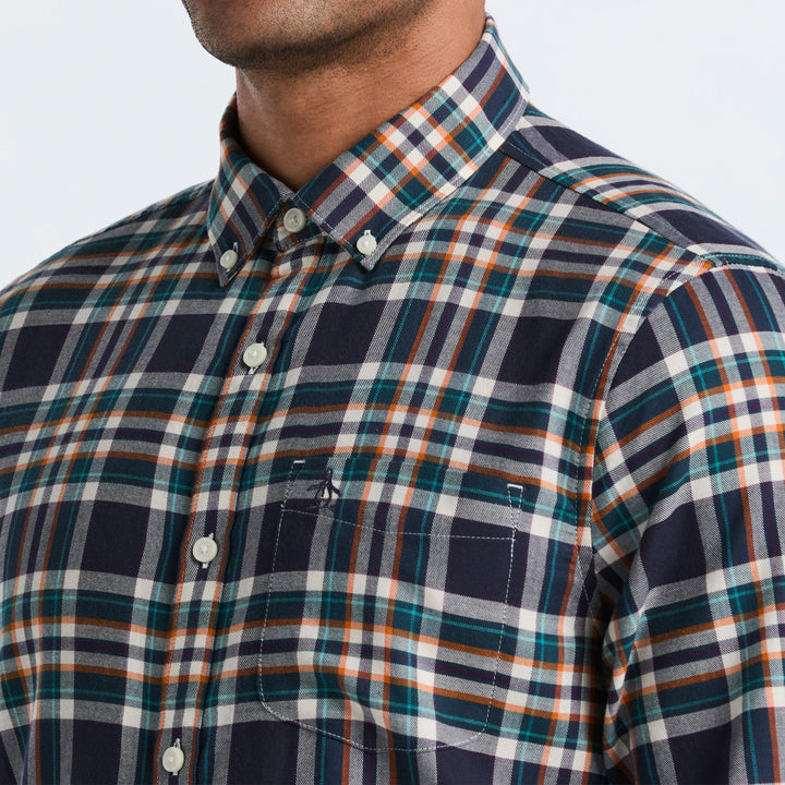 Camisa Manga Larga A Cuadros