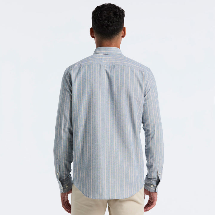Camisa Manga Larga Oxford A Rayas Verticales