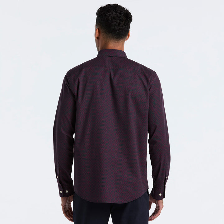 Camisa Manga Corta De Popelina Micro Diamond