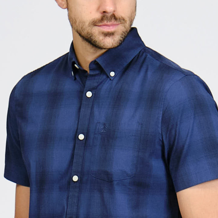 Camisa Manga Corta De Popelina A Cuadros
