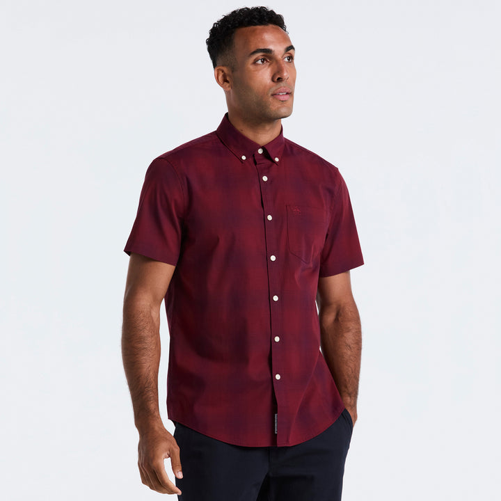 Camisa Manga Corta De Popelina A Cuadros