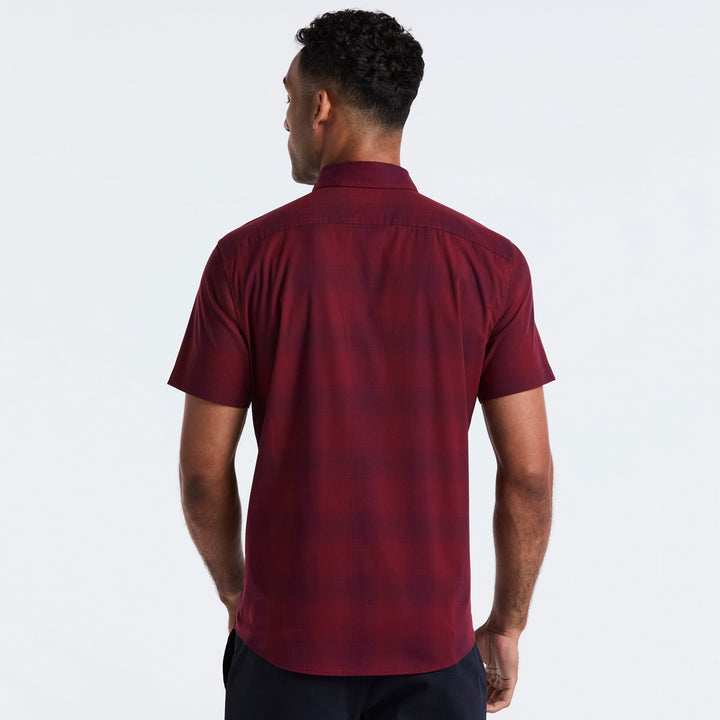 Camisa Manga Corta De Popelina A Cuadros