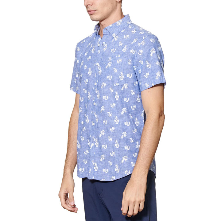 Camisa Manga Corta Con Estampado Verano Floral