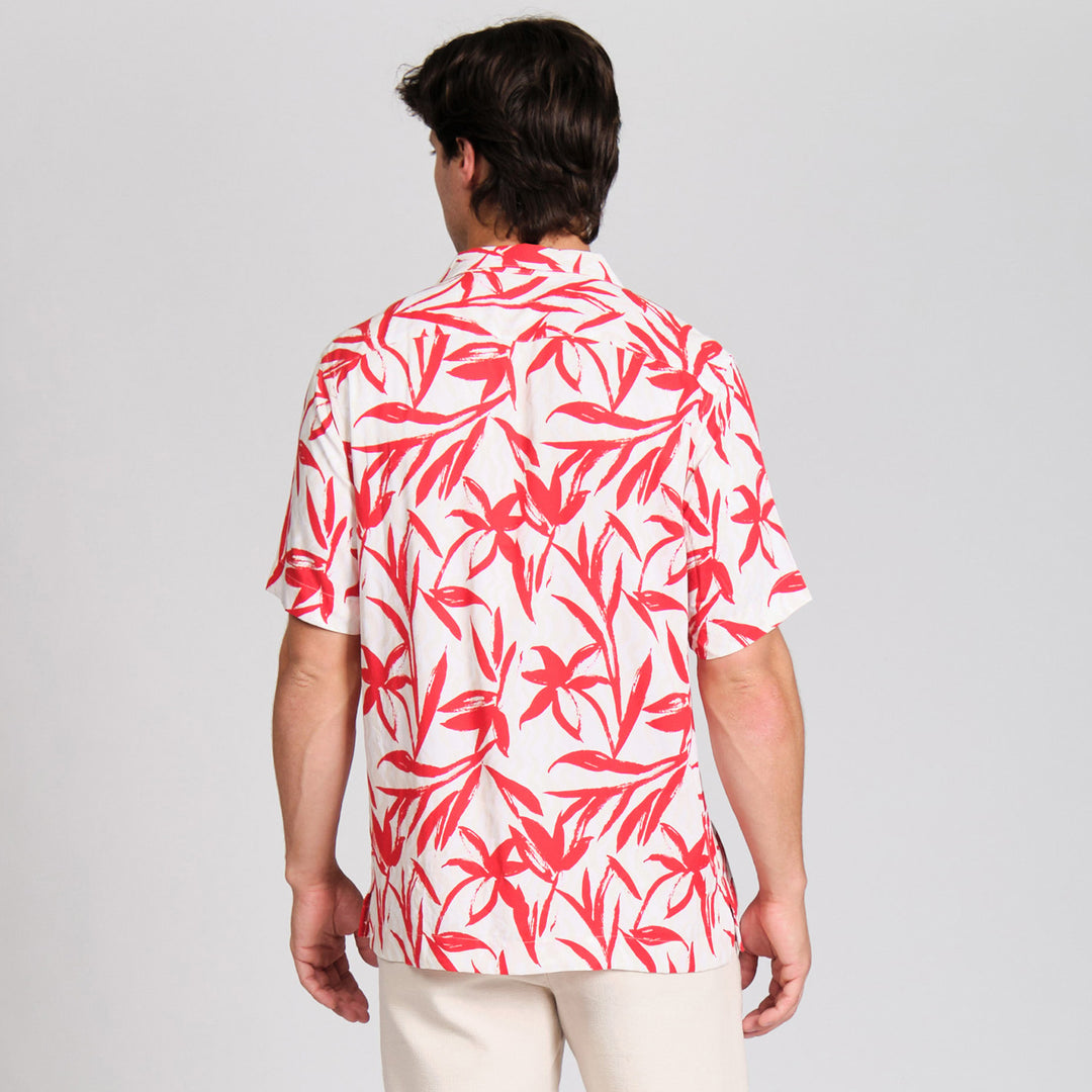Camisa Manga Corta Full Print Floral