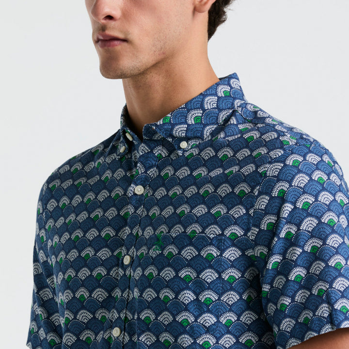 Camisa Manga Corta Multi Scallop