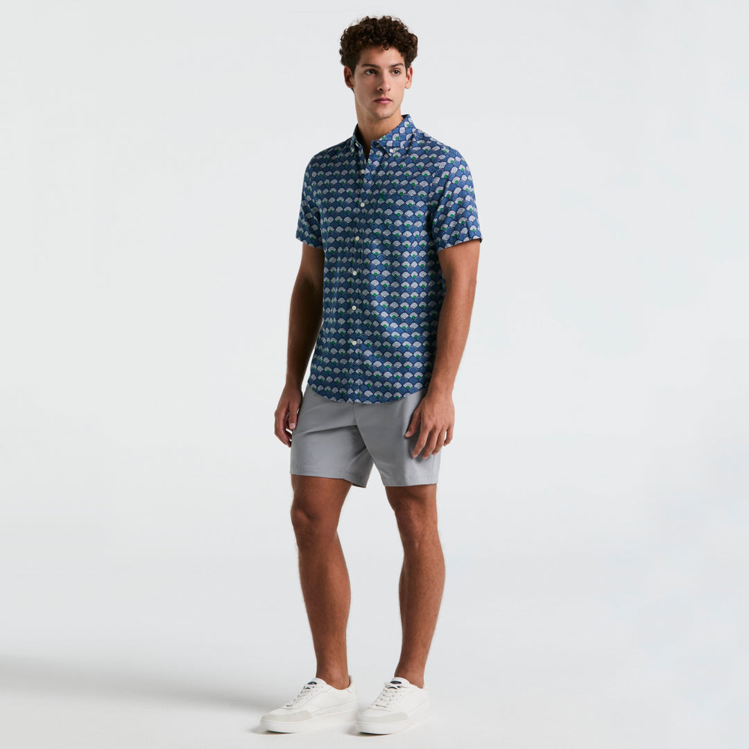 Camisa Manga Corta Multi Scallop